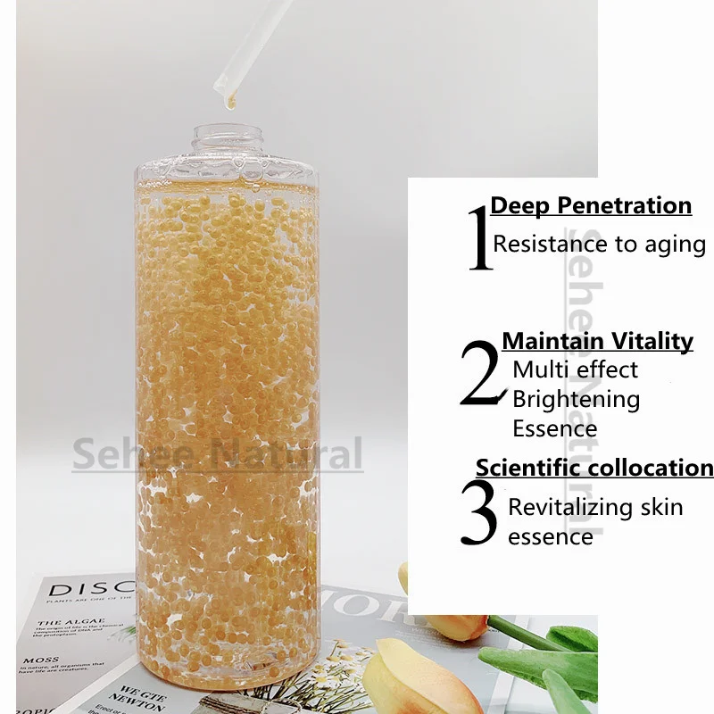 Luxury Skincare Essence - 1000 мл Gold Roe Essence, увлажняющая,