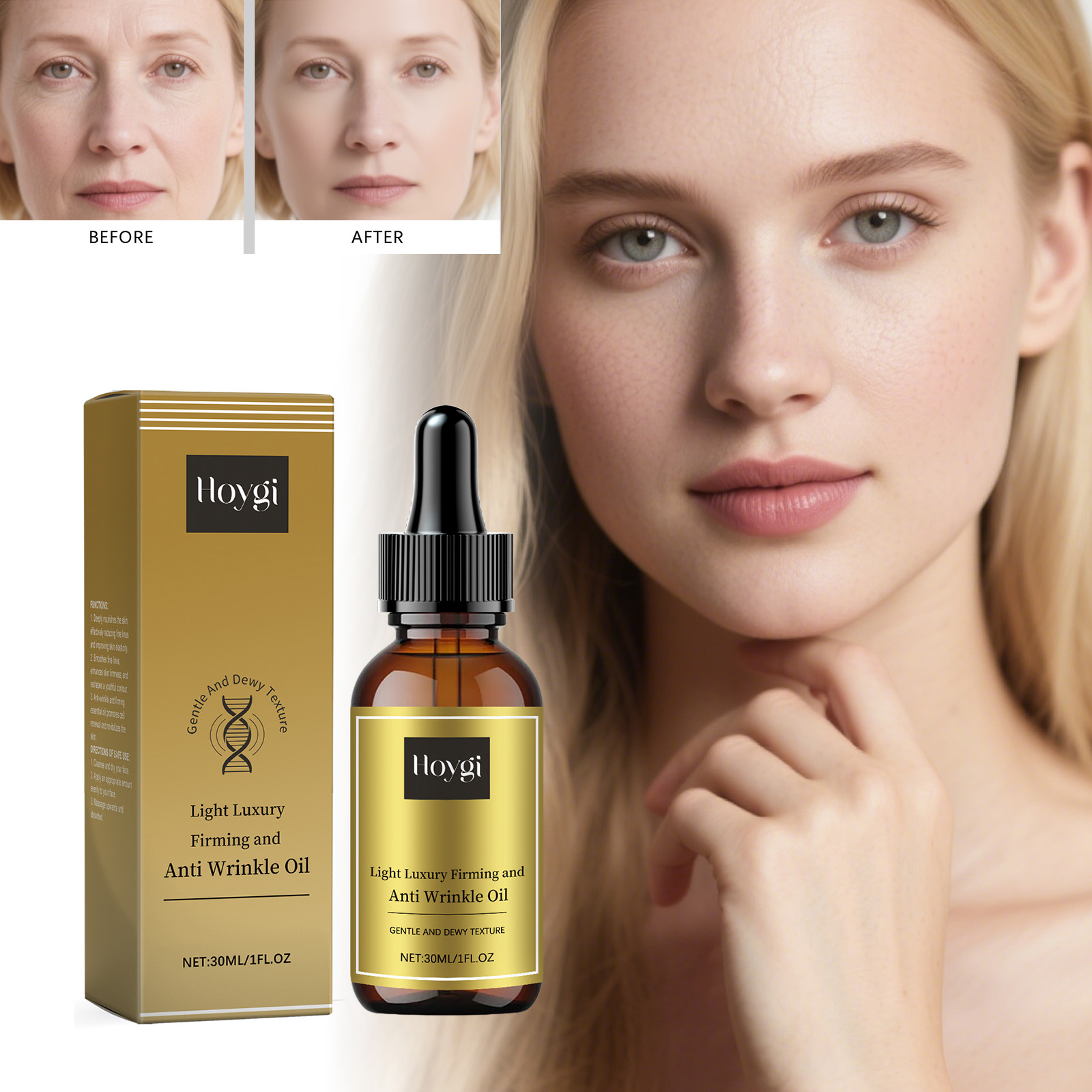 Luxury Skincare Serum - Укрепляющее масло для ухода за лицом,
