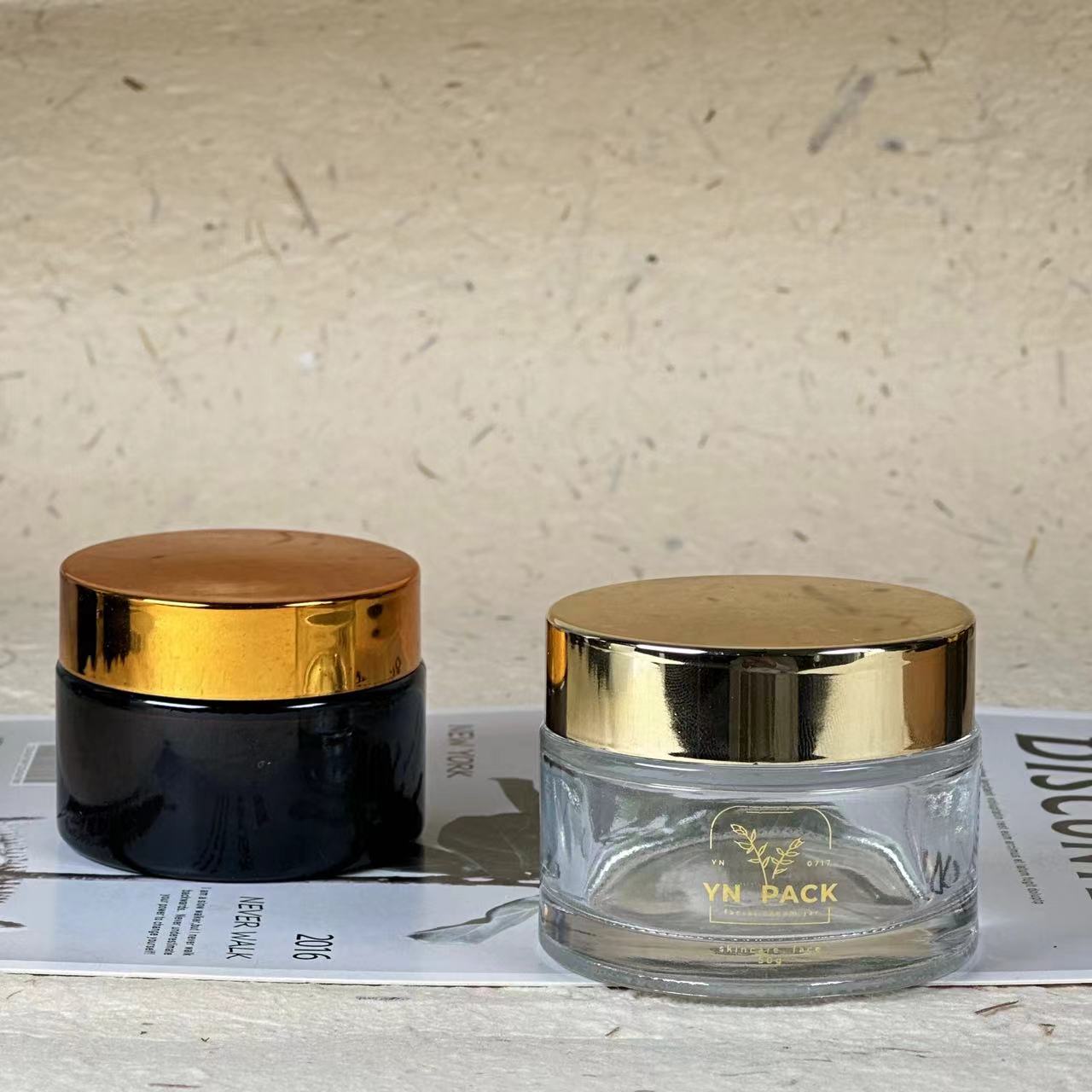 Роскошная стеклянная банка опт – обзор и цена Luxury Skincare Bottles