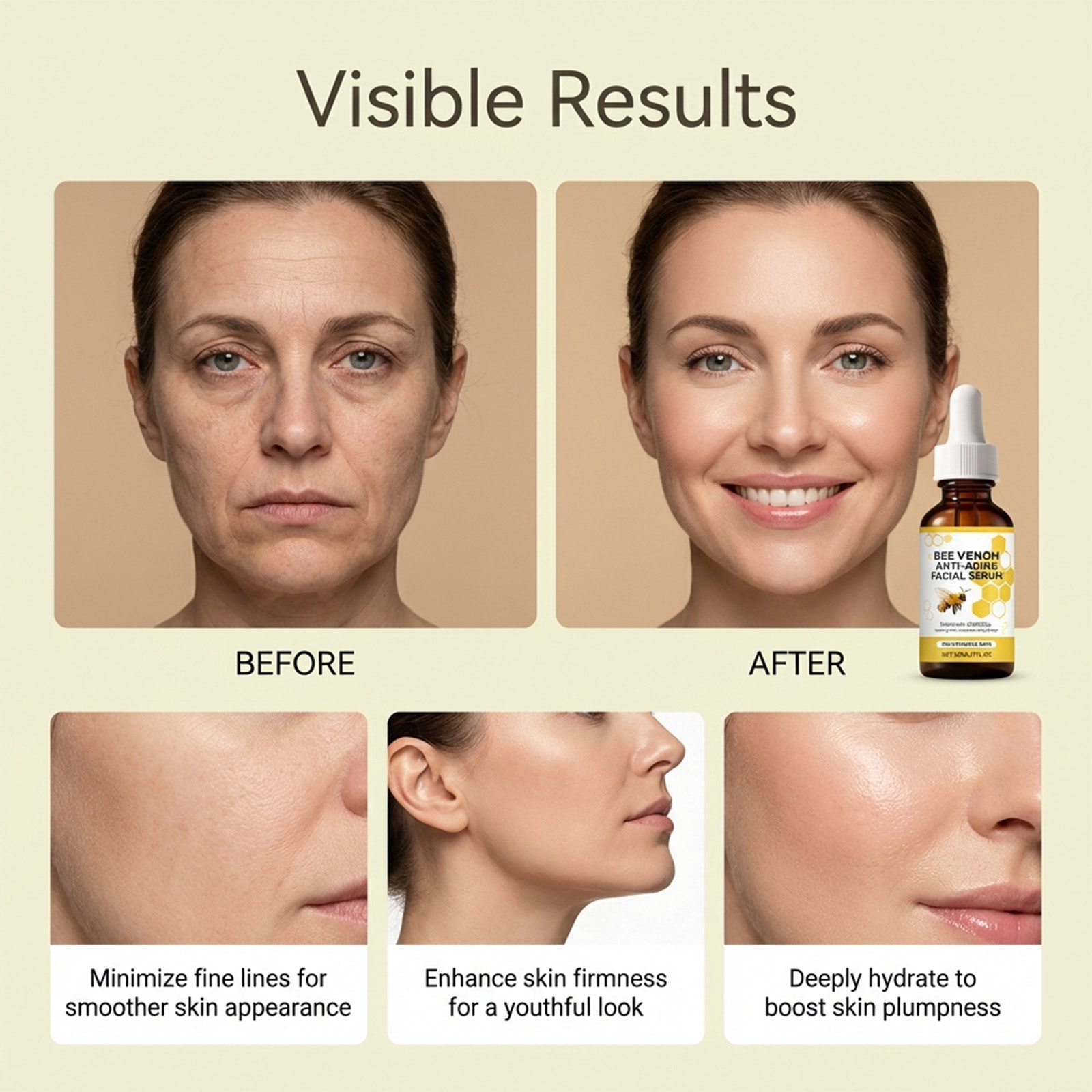 Сыворотка для лица с пчелиным  – обзор и цена Luxury Skincare Serum